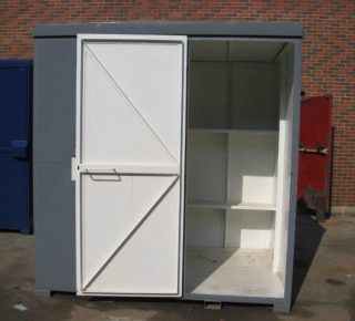TOVEL MOBILE STEEL TOOL SHED